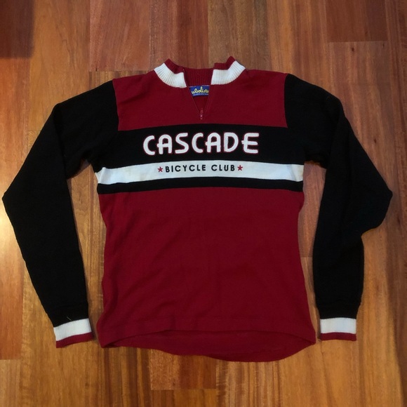 Cascade Bicycle Club 100% Merino Wool Long Sleeve Bike Jersey - Women’s L - Picture 2 of 4
